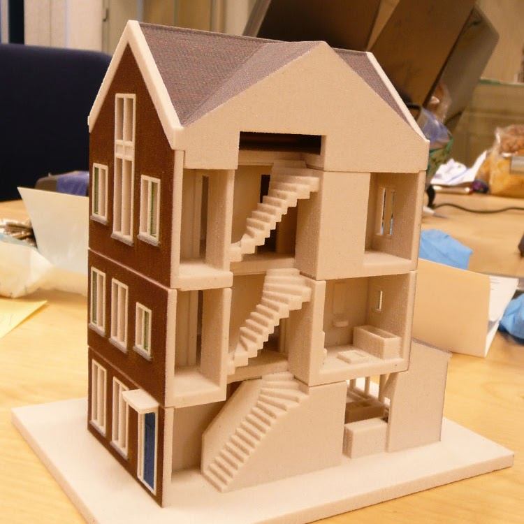 3D print maquette huis