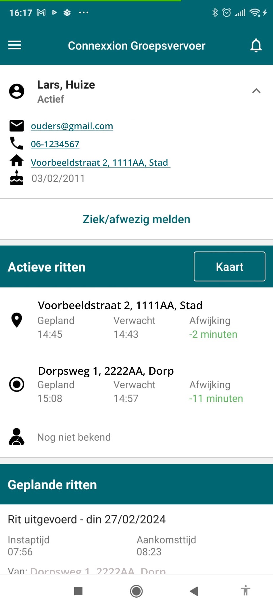 Connexxion Groepsvervoer App redesign