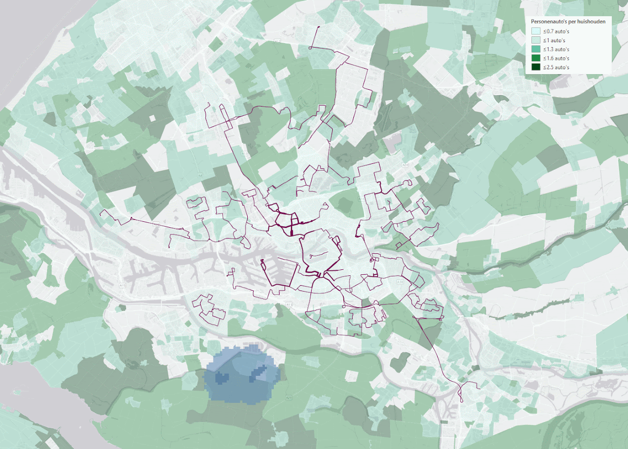 Interactive weerkaart